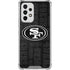 NFL San Franciso 49ers Black & White Galaxy A53 5G Clear Case