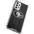 NFL San Franciso 49ers Black & White Galaxy A53 5G Clear Case