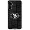 NFL San Franciso 49ers Black & White Galaxy A54 5G Clear Case