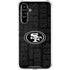 NFL San Franciso 49ers Black & White Galaxy A54 5G Clear Case