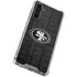 NFL San Franciso 49ers Black & White Galaxy A54 5G Clear Case