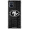 NFL San Franciso 49ers Black & White Galaxy A71 5G Clear Case