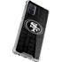 NFL San Franciso 49ers Black & White Galaxy A71 5G Clear Case