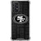 NFL San Franciso 49ers Black & White Galaxy A72 5G Clear Case