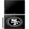 NFL San Franciso 49ers Black & White Galaxy Book 12in Skin