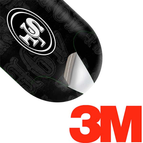 NFL San Franciso 49ers Black & White Galaxy Buds Plus Skin