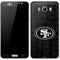 NFL San Franciso 49ers Black & White Galaxy J7 Skin