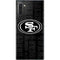 NFL San Franciso 49ers Black & White Galaxy Note 10 Skin