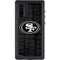 NFL San Franciso 49ers Black & White Galaxy Note 10 Waterproof Case