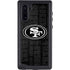 NFL San Franciso 49ers Black & White Galaxy Note 10 Waterproof Case