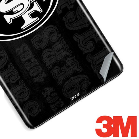 NFL San Franciso 49ers Black & White Galaxy Note 8 Skin