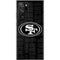 NFL San Franciso 49ers Black & White Galaxy Note20 Ultra 5G Skin