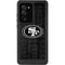 NFL San Franciso 49ers Black & White Galaxy Note20 Ultra 5G Waterproof Case