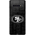 NFL San Franciso 49ers Black & White Galaxy S10 Skin