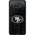 NFL San Franciso 49ers Black & White Galaxy S10e Skin