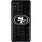 NFL San Franciso 49ers Black & White Galaxy S20 Fan Edition Skin
