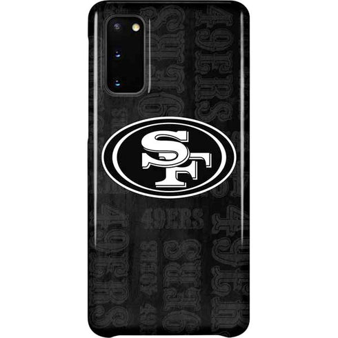 NFL San Franciso 49ers Black & White Galaxy S20 Lite Case