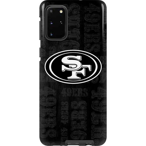 NFL San Franciso 49ers Black & White Galaxy S20 Plus Pro Case
