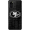 NFL San Franciso 49ers Black & White Galaxy S20 Skin