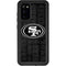 NFL San Franciso 49ers Black & White Galaxy S20 Waterproof Case