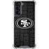 NFL San Franciso 49ers Black & White Galaxy S21 5G Clear Case