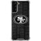 NFL San Franciso 49ers Black & White Galaxy S21 Plus 5G Clear Case