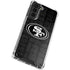 NFL San Franciso 49ers Black & White Galaxy S21 Plus 5G Clear Case