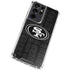 NFL San Franciso 49ers Black & White Galaxy S21 Ultra 5G Clear Case