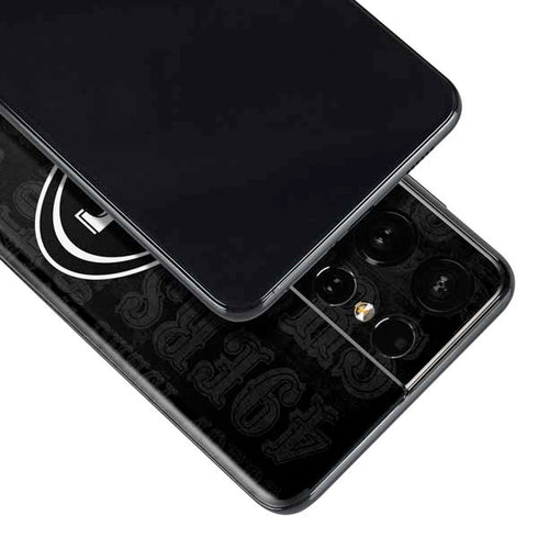 NFL San Franciso 49ers Black & White Galaxy S21 Ultra 5G Skin