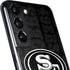 NFL San Franciso 49ers Black & White Galaxy S22 Plus Skin