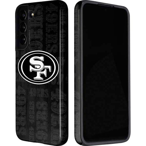 NFL San Franciso 49ers Black & White Galaxy S22 Pro Case