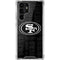 NFL San Franciso 49ers Black & White Galaxy S22 Ultra Clear Case