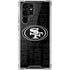 NFL San Franciso 49ers Black & White Galaxy S22 Ultra Clear Case