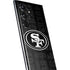 NFL San Franciso 49ers Black & White Galaxy S22 Ultra Skin