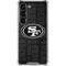 NFL San Franciso 49ers Black & White Galaxy S23 Clear Case