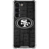 NFL San Franciso 49ers Black & White Galaxy S23 Clear Case