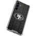 NFL San Franciso 49ers Black & White Galaxy S23 FE Clear Case