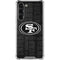 NFL San Franciso 49ers Black & White Galaxy S23 Plus Clear Case