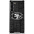NFL San Franciso 49ers Black & White Galaxy S23 Plus Clear Case