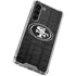 NFL San Franciso 49ers Black & White Galaxy S23 Plus Clear Case