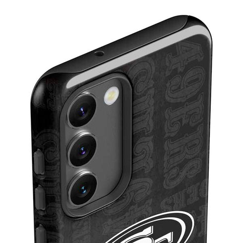 NFL San Franciso 49ers Black & White Galaxy S23 Plus Pro Case
