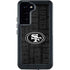 NFL San Franciso 49ers Black & White Galaxy S23 Plus Waterproof Case