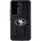 NFL San Franciso 49ers Black & White Galaxy S23 Waterproof Case