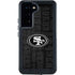 NFL San Franciso 49ers Black & White Galaxy S23 Waterproof Case