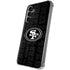 NFL San Franciso 49ers Black & White Galaxy S24 Plus Clear Case
