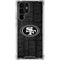 NFL San Franciso 49ers Black & White Galaxy S24 Ultra Clear Case
