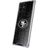 NFL San Franciso 49ers Black & White Galaxy S24 Ultra Clear Case