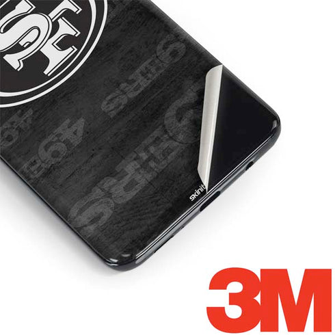 NFL San Franciso 49ers Black & White Galaxy S9 Plus Skin