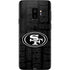 NFL San Franciso 49ers Black & White Galaxy S9 Plus Skin