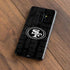 NFL San Franciso 49ers Black & White Galaxy S9 Plus Skin